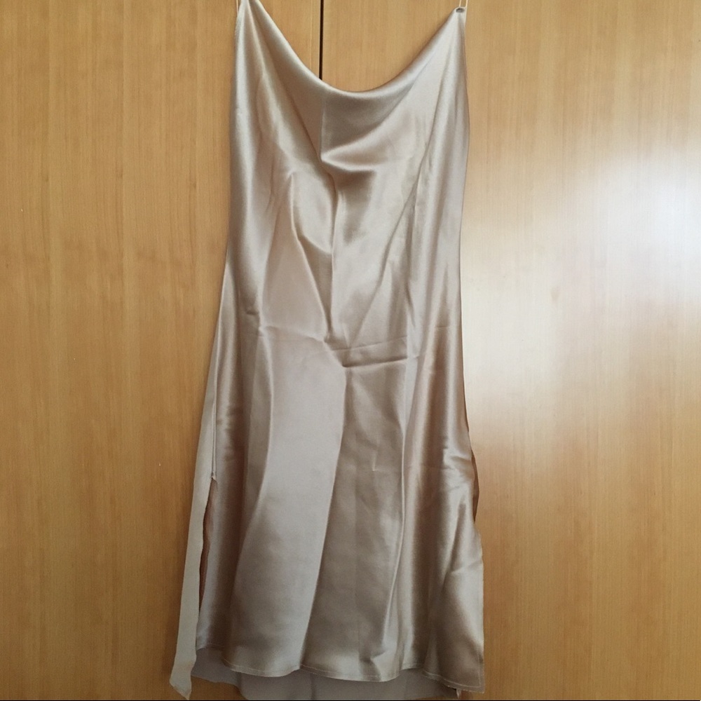 SOLD❌ ARE YOU AM I MINI NIQUE DRESS FAWN